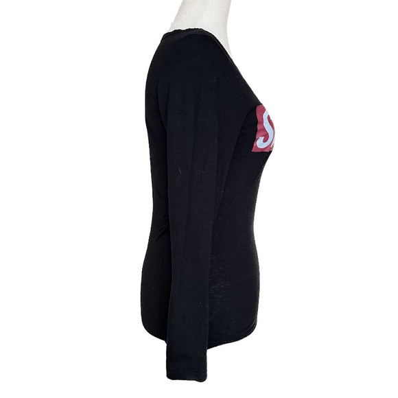 Latte Love Savage Long Sleeve Fitted Graphic Tee - Picture 2 of 6